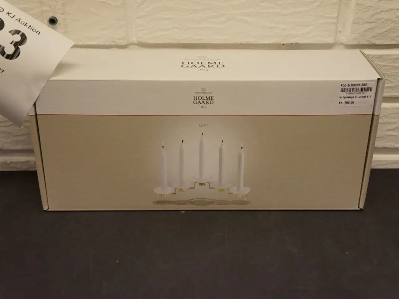Billede 1 - Lysestage HOLMEGAARD