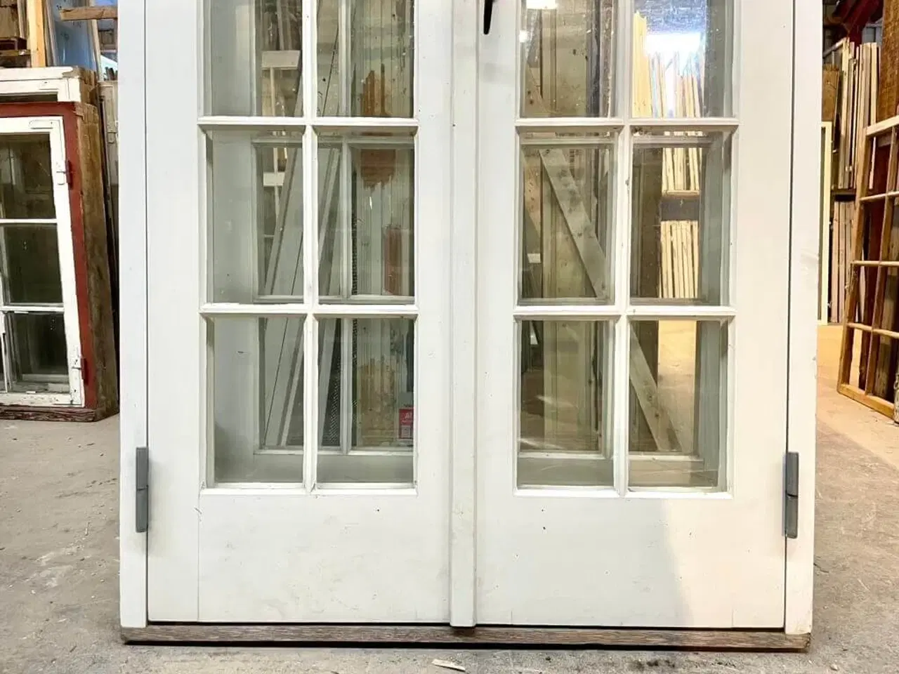 Billede 4 - Klassisk, dobbelt terrassedør m. koblede rammer