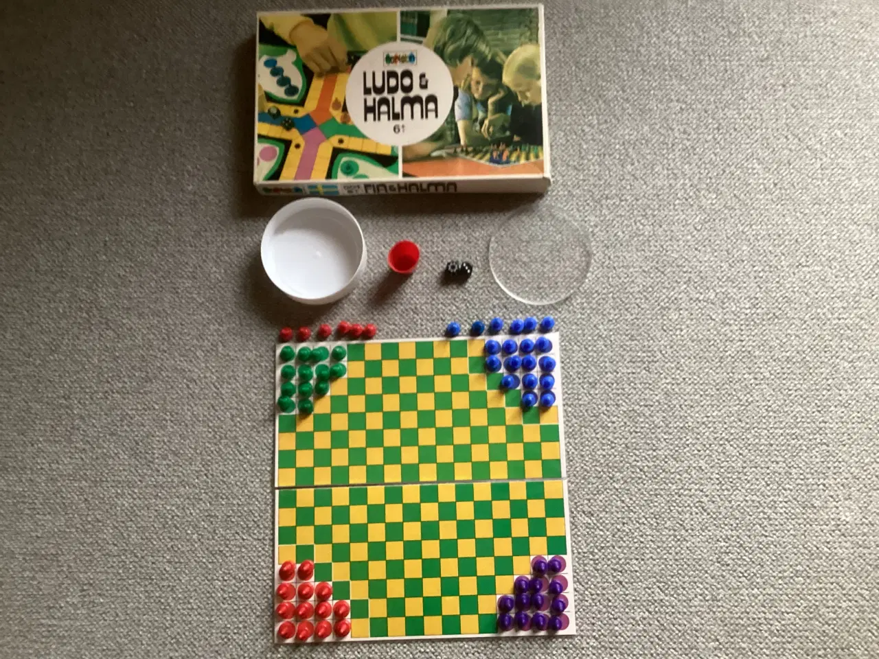 Billede 3 - Ludo og halma kombineret brætspil