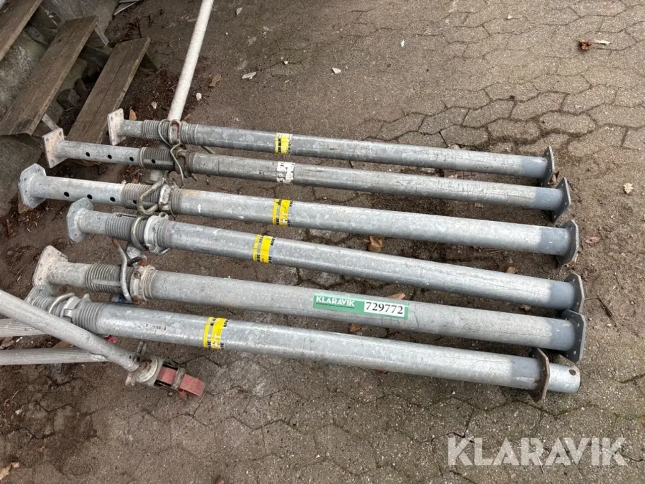 Billede 3 - Rørstøtter/soldater 7 styk Europlus 400EC