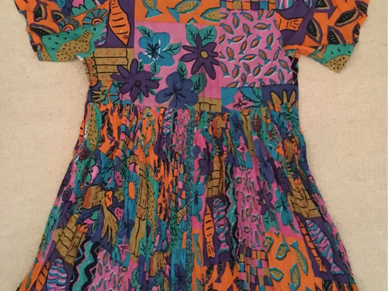 Billede 2 - Multifarvet kjole i bomuld