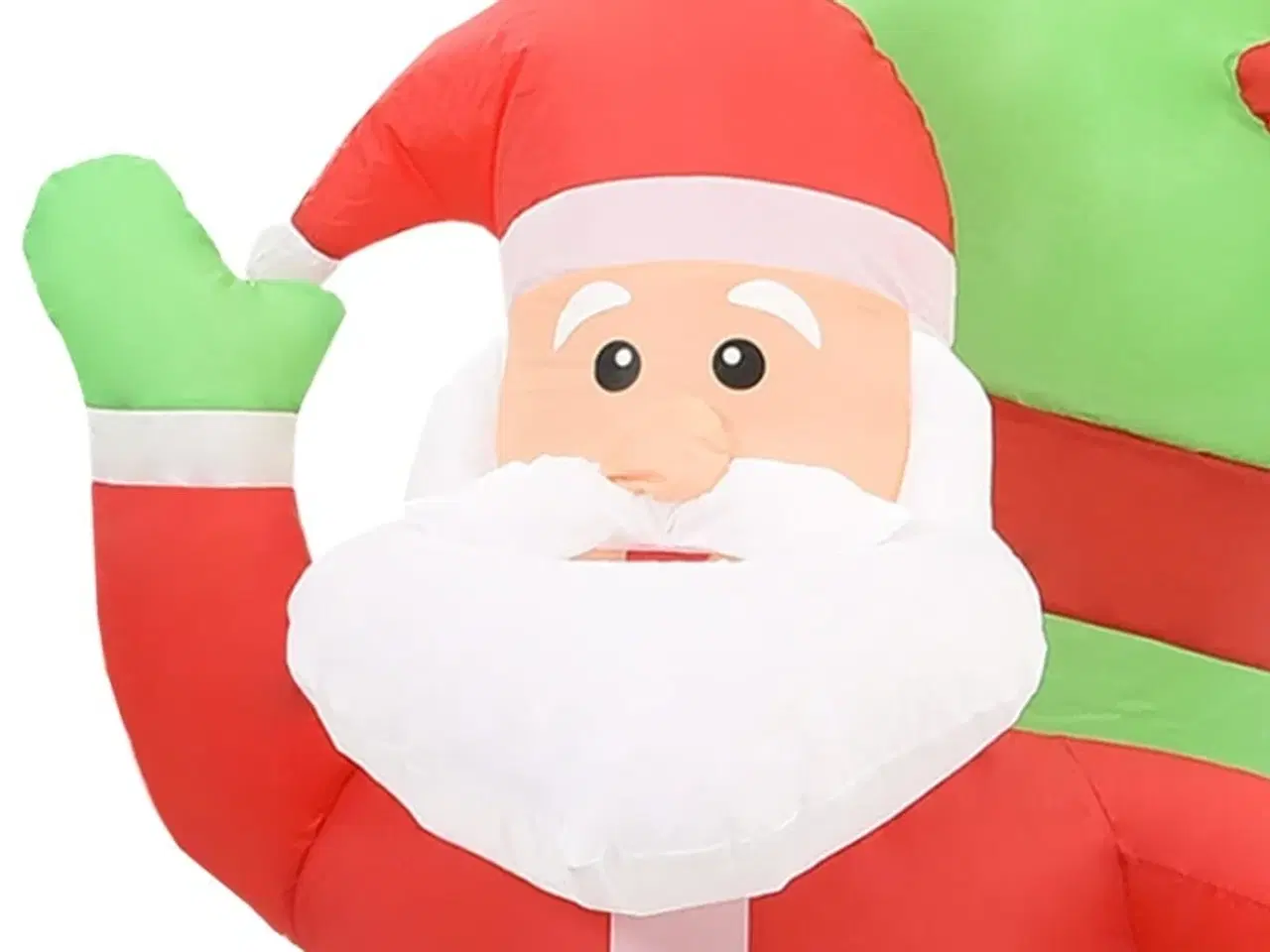 Billede 8 - Oppustelig dekorationsbue med julemand & snemand LED 223 cm