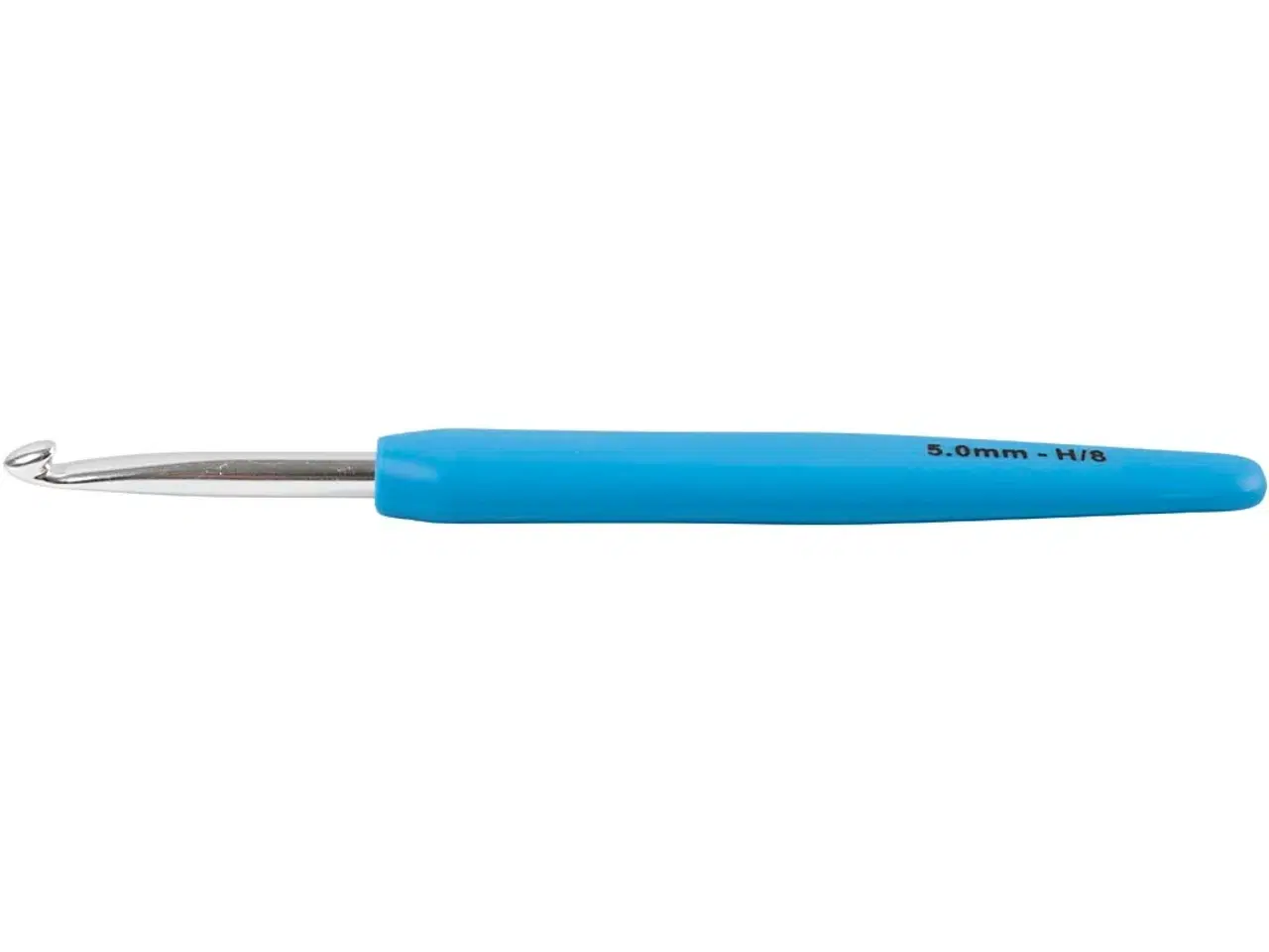 Billede 1 - Hæklenål, 5, L: 13,3 cm, str. 5 mm, blå, 1 stk.