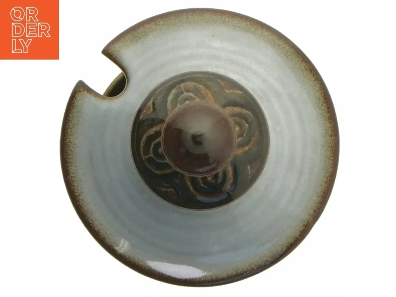 Billede 6 - Keramisk krukke med låg fra B&G stentøjsstel 316(str. 8 cm)