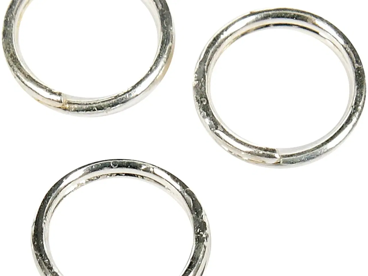 Billede 1 - Forsølvet Splitring 5 mm - 300 stk. til Håndarbejde