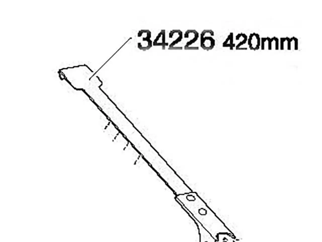 Billede 1 - Thule øvre krog 420 mm