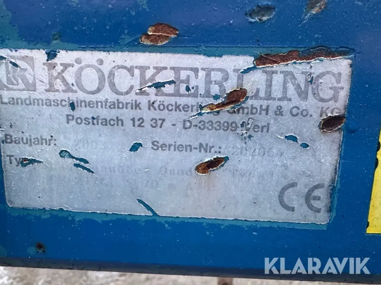 Billede 5 - Stubharve Köckerling Quardo