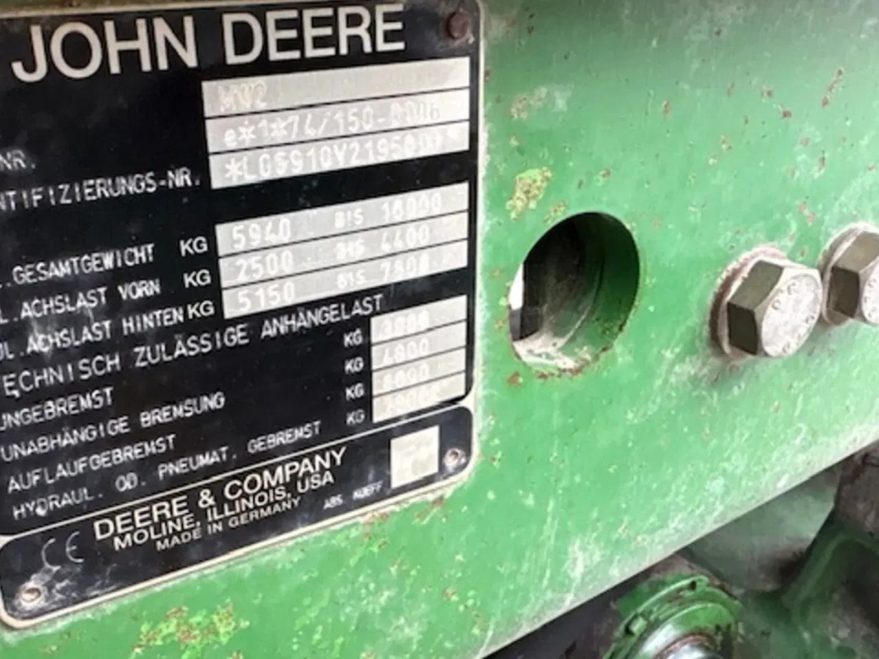 Billede 11 - John Deere 6910 PowerQuard TLS TRIMBEL AUTOSTYRING, TLS , VENDEGEAR VED RAT