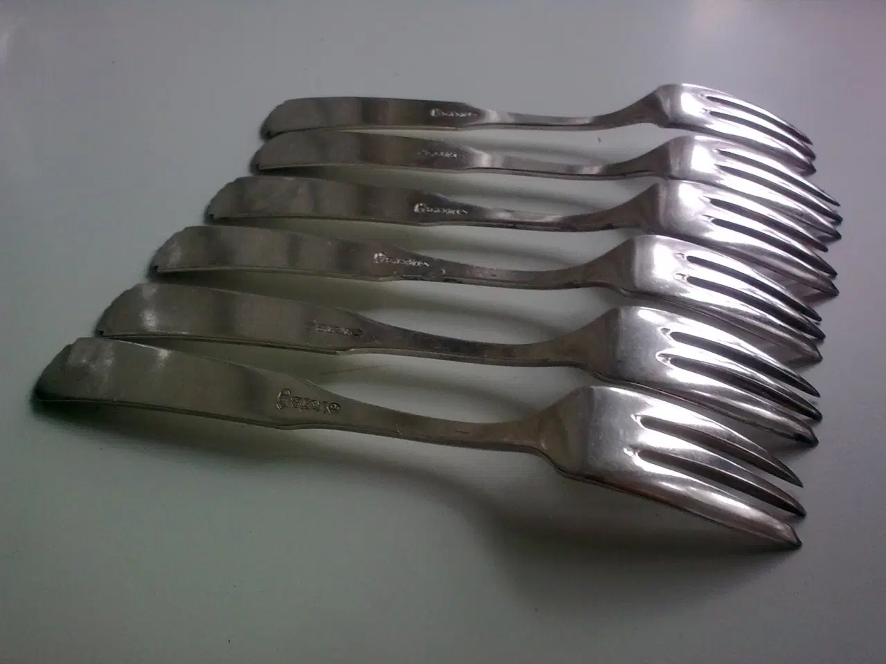Billede 3 - Kagegafler 6 stk. vintage dansk M&TB