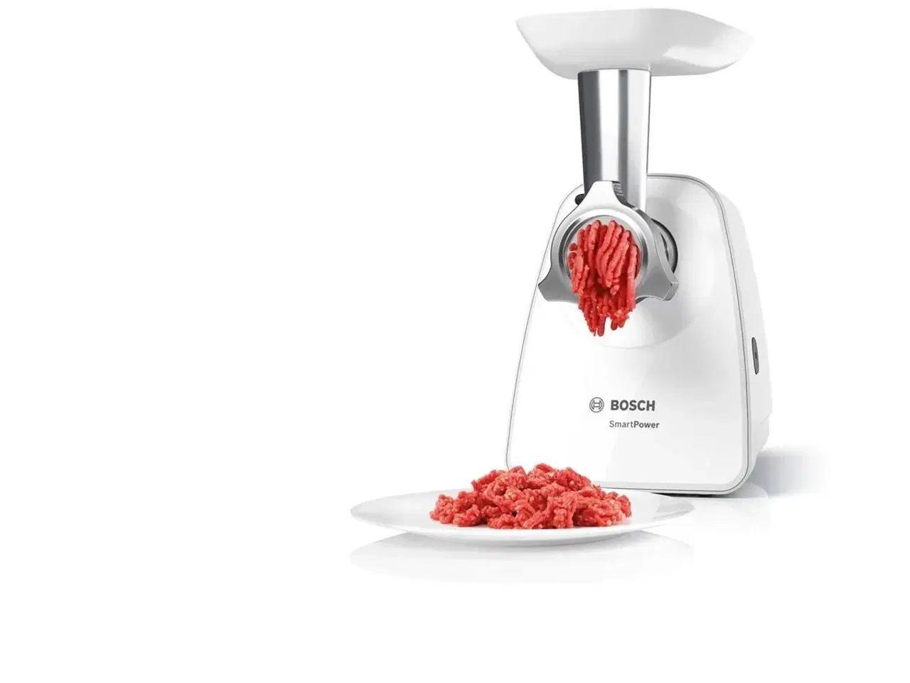 Billede 10 - Kødhakker Bosch MFW2520W – 1.500 W, rustfrit stål/hvid