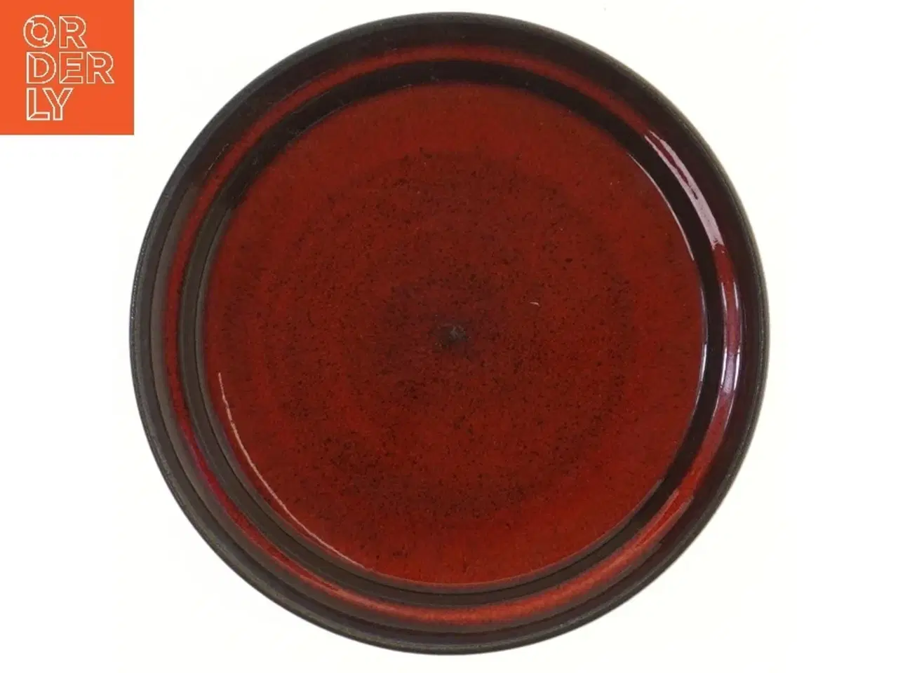 Billede 1 - Rund tallerken i keramik (str. Ø 21,5 cm)