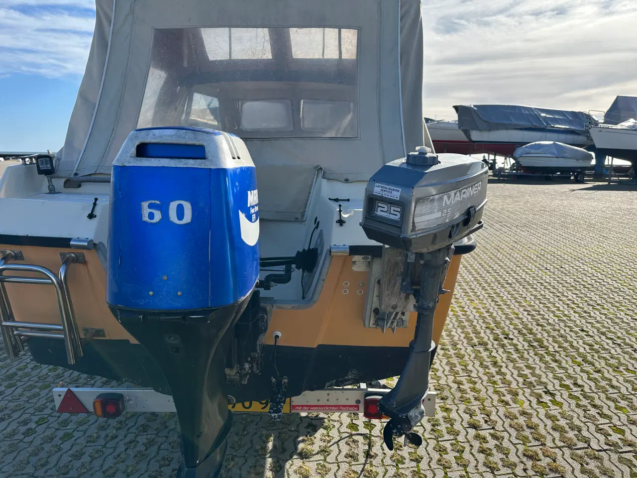 Billede 5 - Ryds Camping m/ 60 HK Mariner påhængsmotor