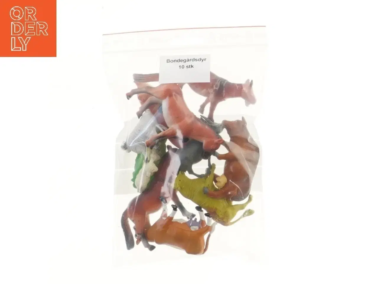 Billede 2 - Bondegårdsdyr 10 stk (str. 10 stk 8 cm)