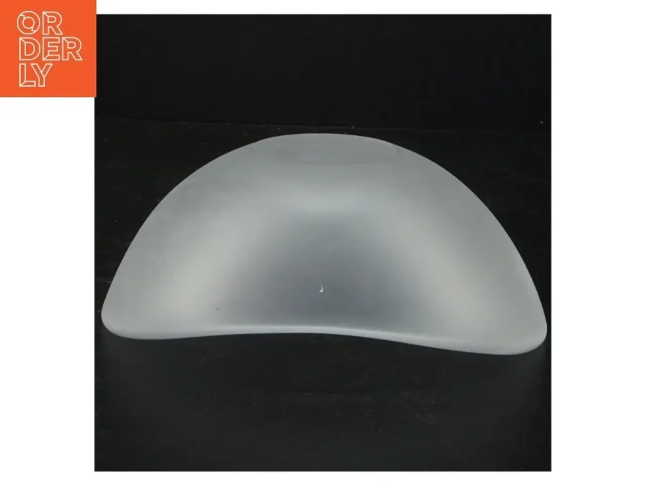 Billede 3 - Mat glasfad fra Royal Copenhagen (str. 19 x 14,5 x 7,5 cm)