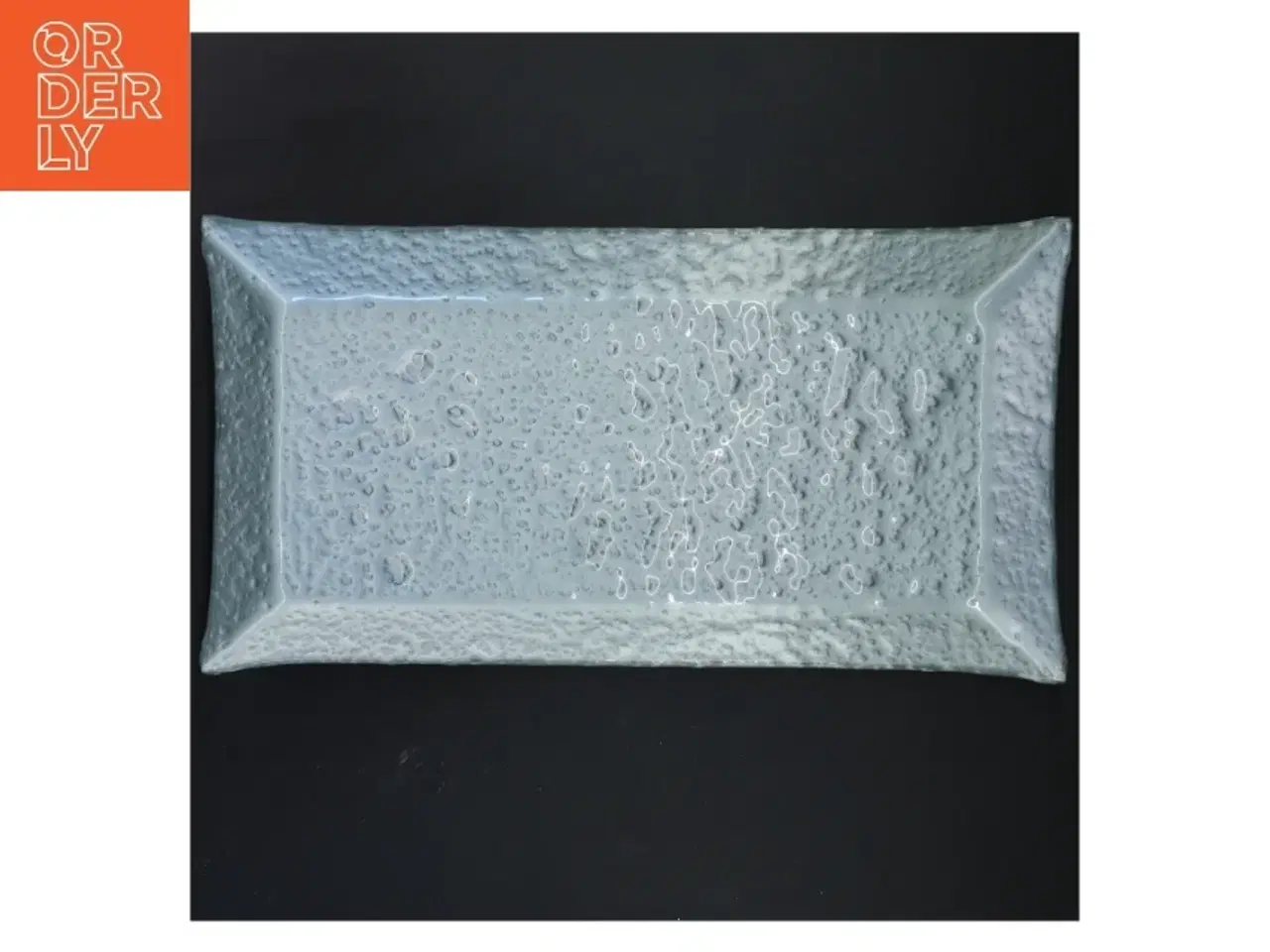 Billede 3 - Rektangulært keramikfad (str. 35x19x2,5 cm)