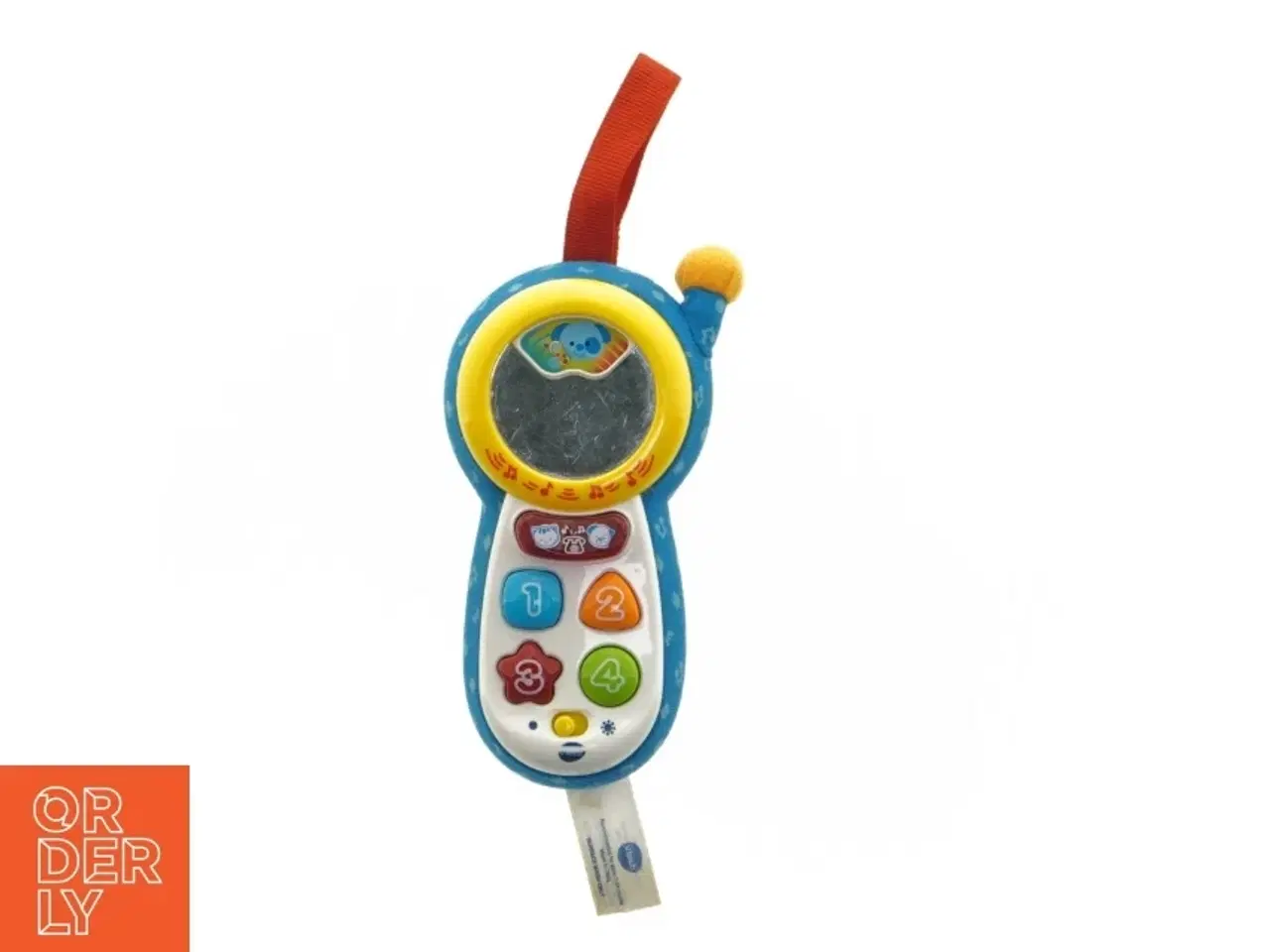 Billede 1 - Blå baby mobiltelefon legetøj fra Vtech (str. 16 x 9 x 4 cm)