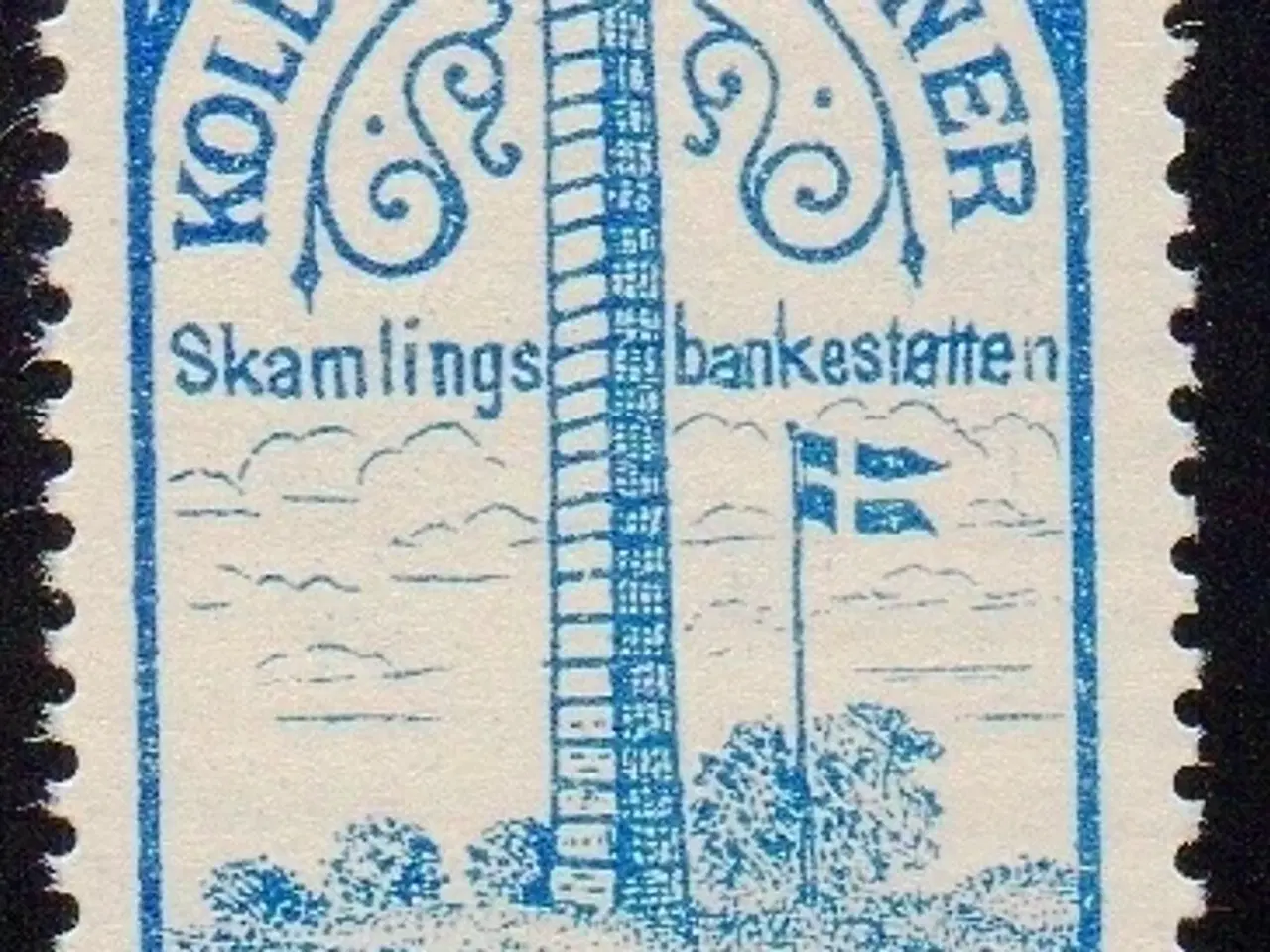 Billede 1 - Kolding Sydbaner - Godsfrimærke - 25 Øre - Ustemplet