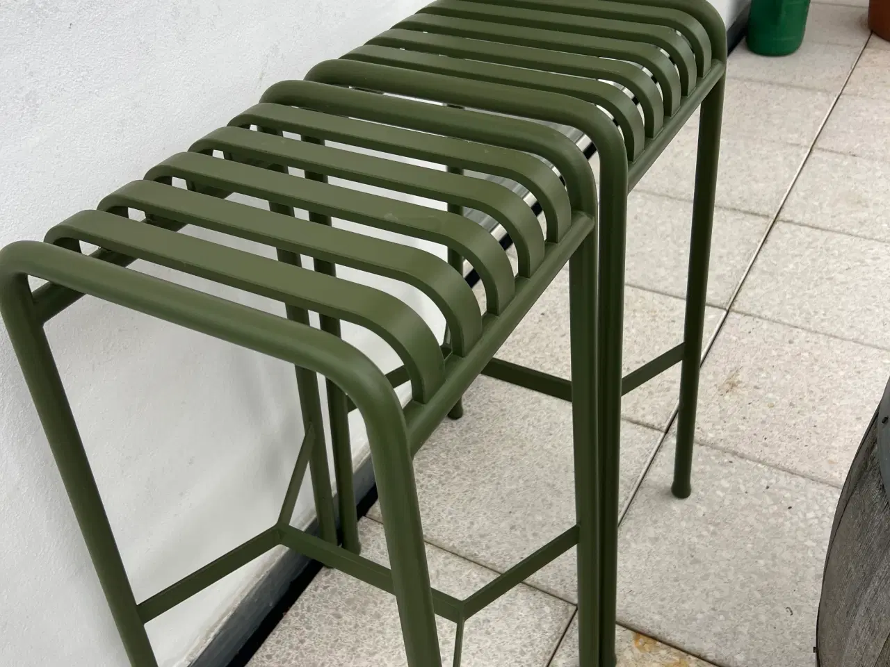 Billede 1 - HAY Palissade bar stool - olive - 2 stk.