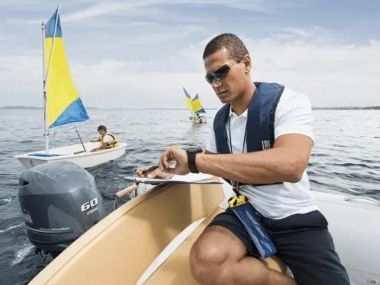 Billede 11 - Yamaha 60 HK - Fjernbetjent, Elektronisk start, Powertrim