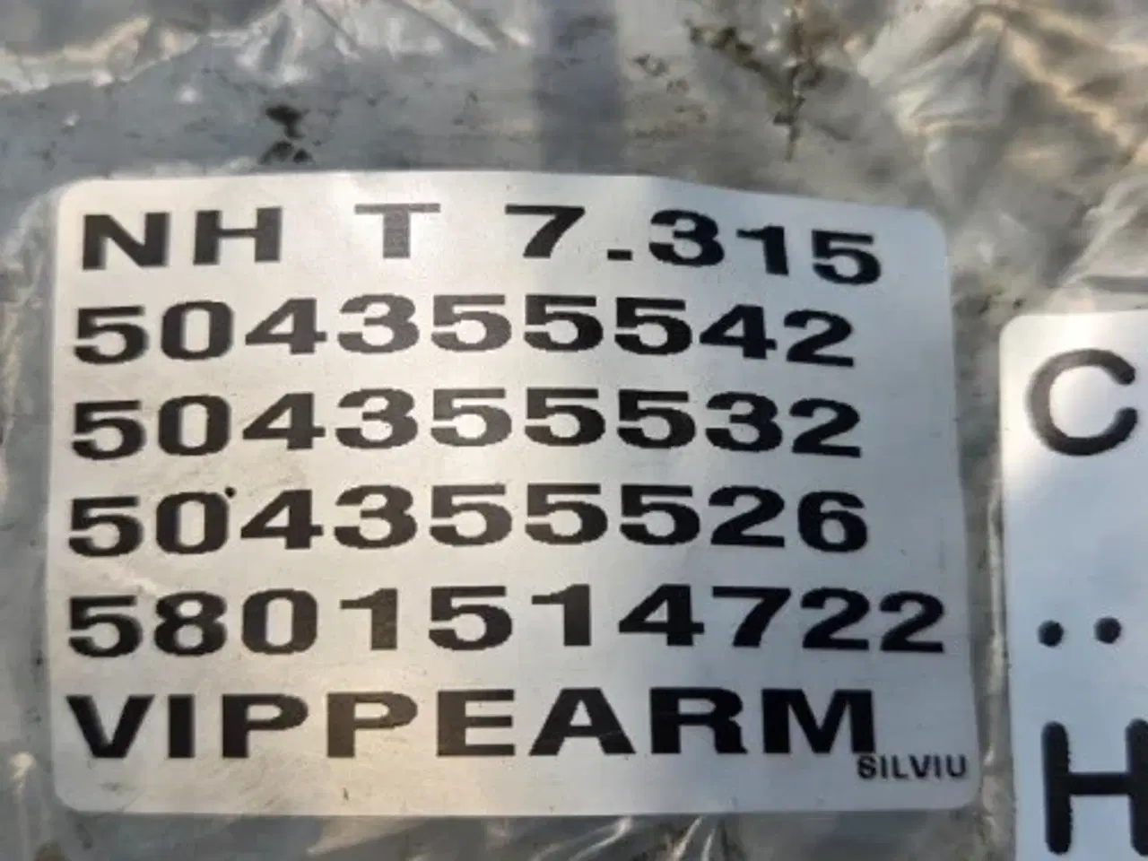 Billede 8 - Iveco F4DGE617D*V007 Vippearm Dele 504355542