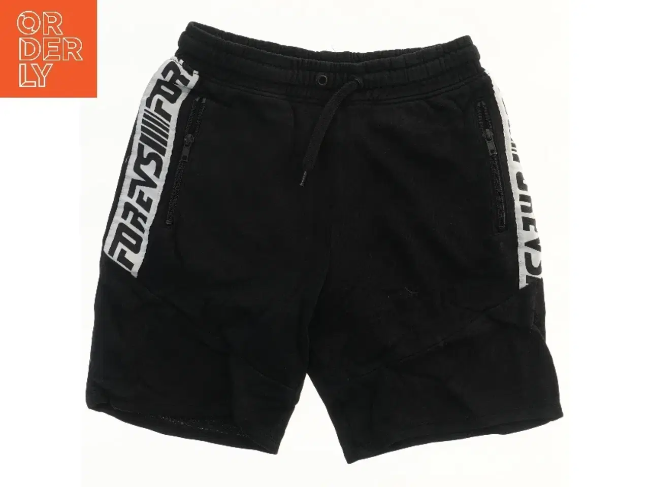 Billede 1 - Sort shorts med logo fra H&M (str. 152)