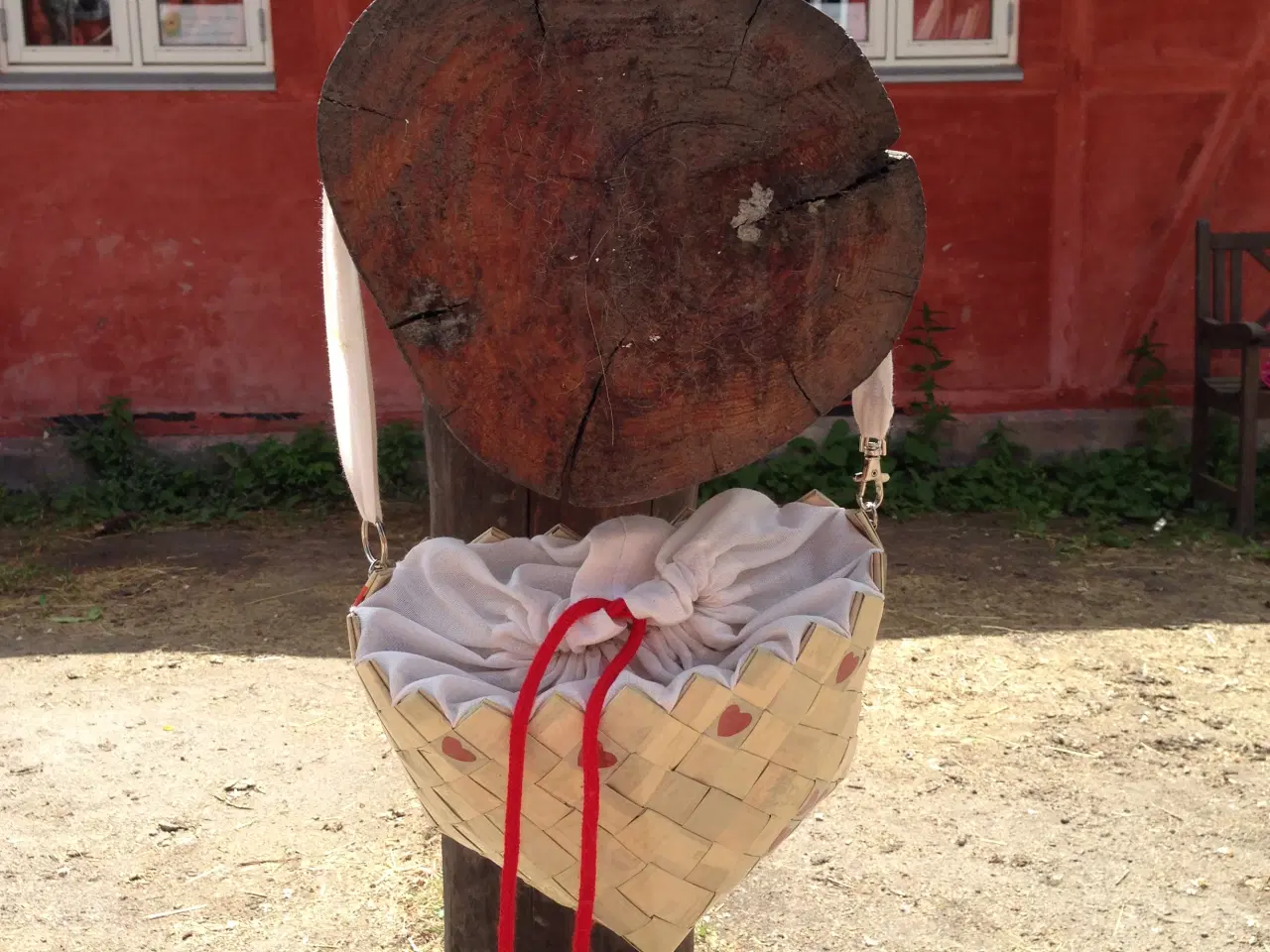 Billede 6 - Håndlavet hjertetaske - valentinsgave til kæresten