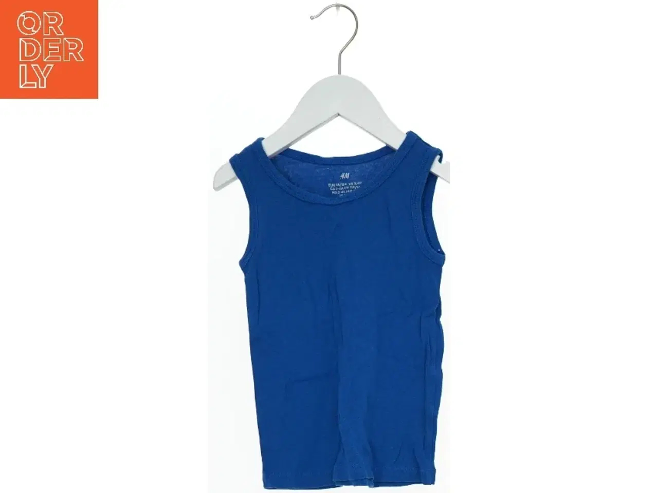 Billede 1 - Blå tanktop fra H&M (str. 104)