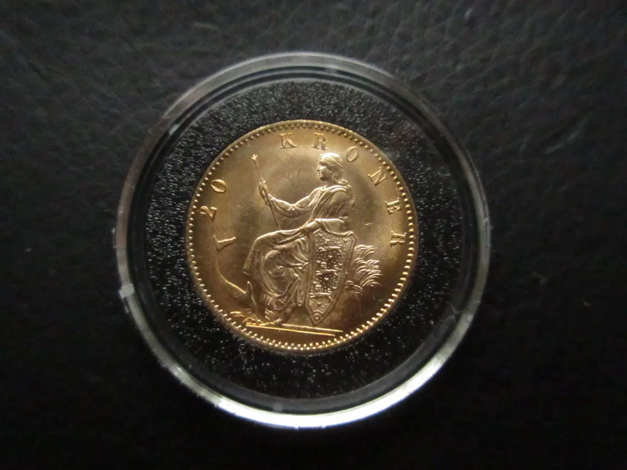 Billede 2 - 20 kroner 1890 guld unc perfekt kv.0! FAST PRIS