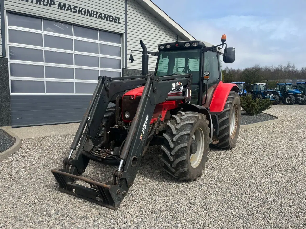 Billede 10 - Massey Ferguson 6480 Dyna 4 Med frontlift og frontlæsser