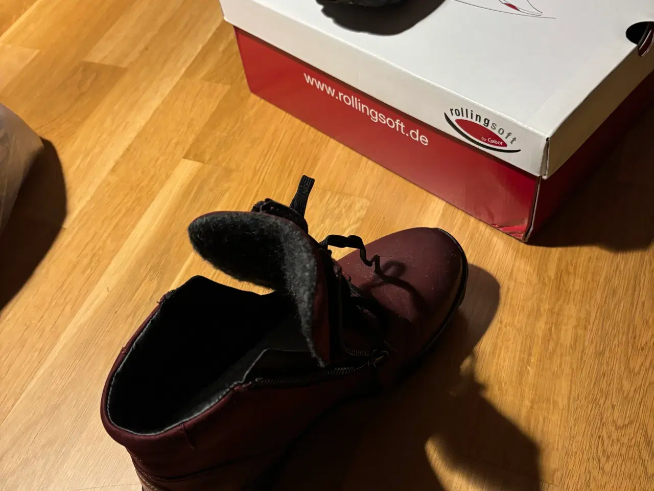 Billede 3 - Dame ankel støvle med foer