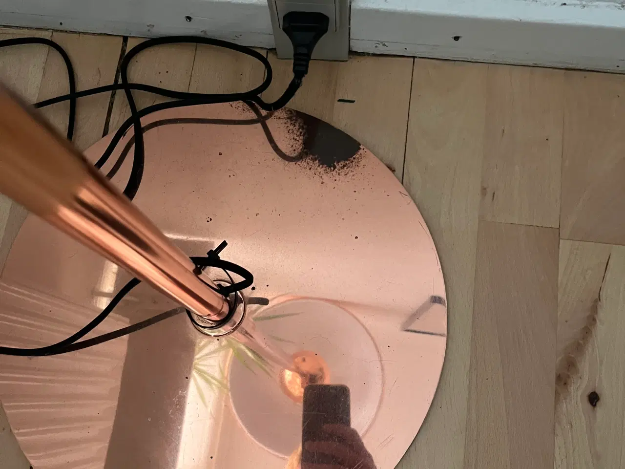 Billede 2 - Kobber farvet lampe