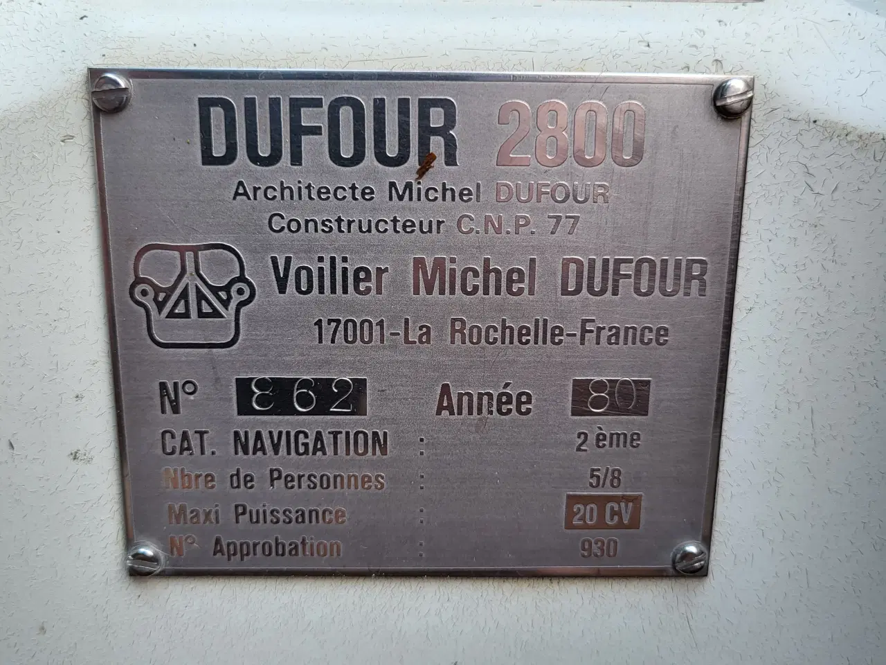 Billede 7 - dufour 2800 