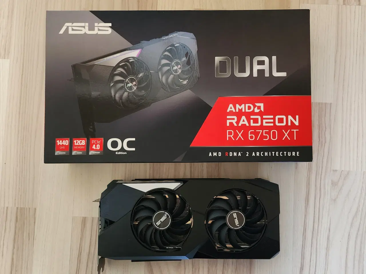 Billede 1 - ASUS Dual Radeon RX 6750 XT OC 12 GB Grafikkort