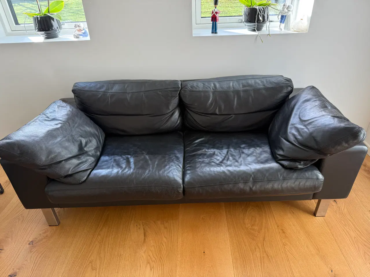 Billede 1 - 2 Pers sofa læder 