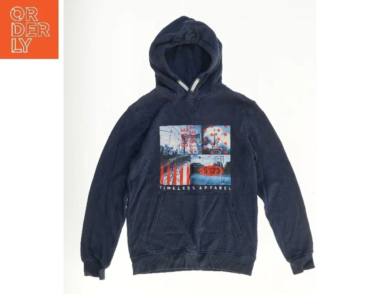 Billede 1 - Hættetrøje med print fra Logg (str. 158)