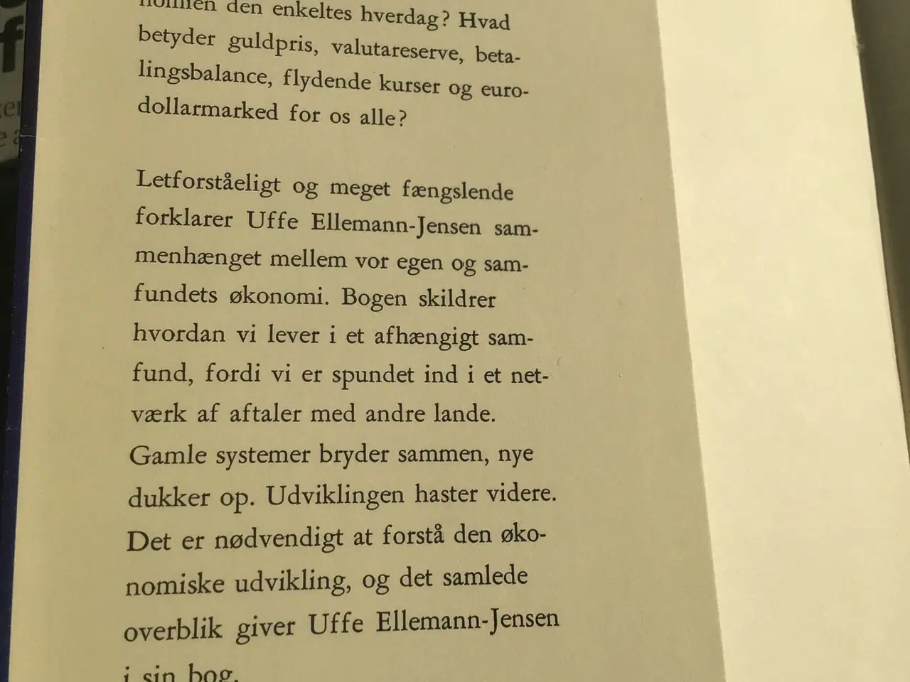 Billede 2 - Uffe Ellemann-Jensen: Det afhængige samfund