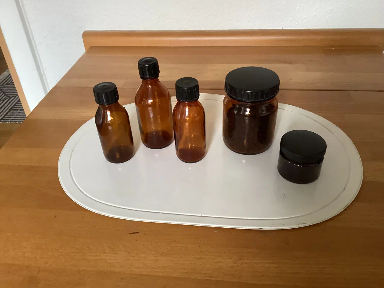 Billede 1 - Medicin flasker  brune