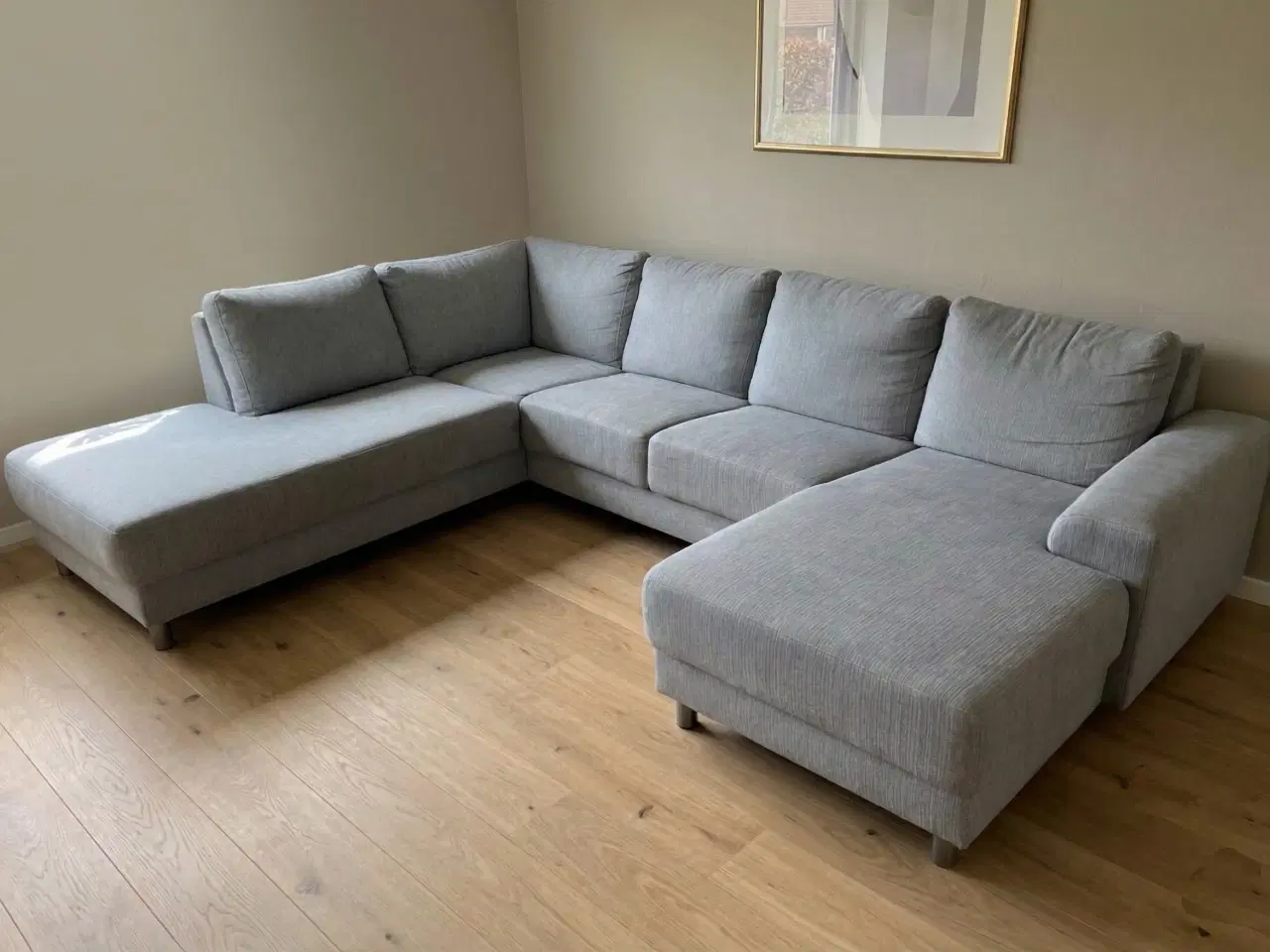 Billede 1 - Hjørnesofa med chaiselong