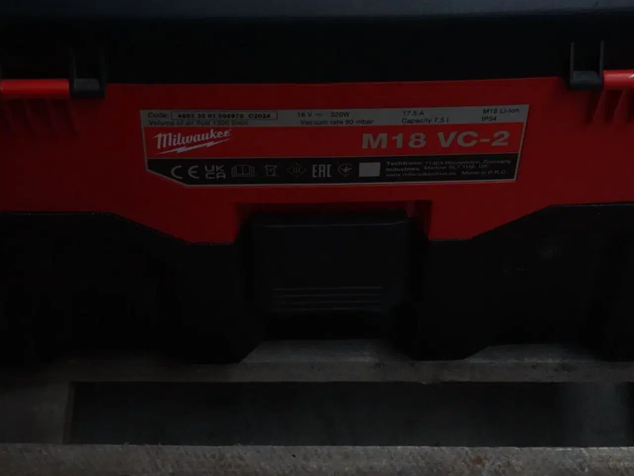 Billede 4 - Støvsuger MILWAUKEE M18 VC-2 (ubrugt)