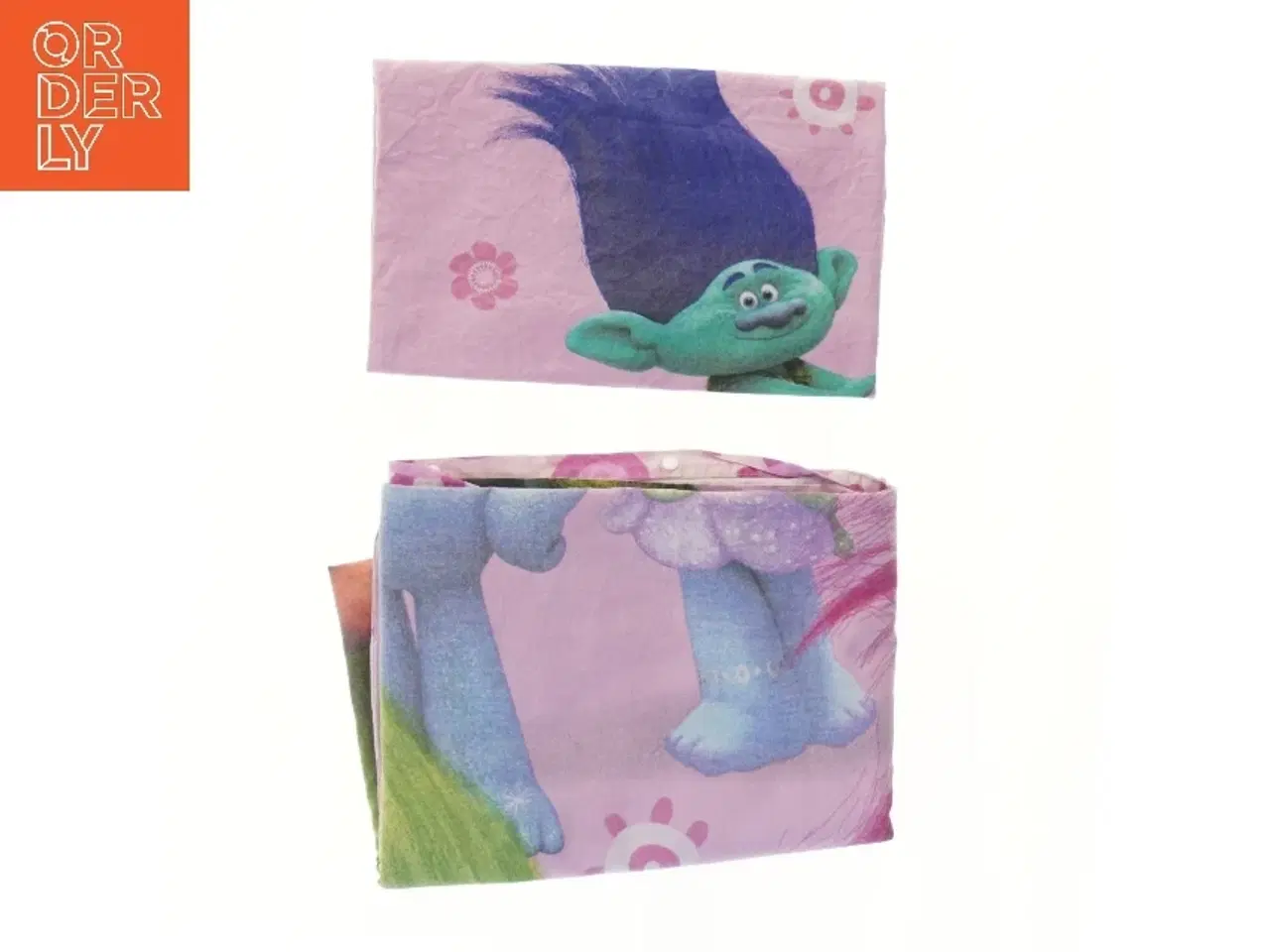 Billede 1 - Trolls sengetøjssæt (str. 140x200 og 65x55 cm)