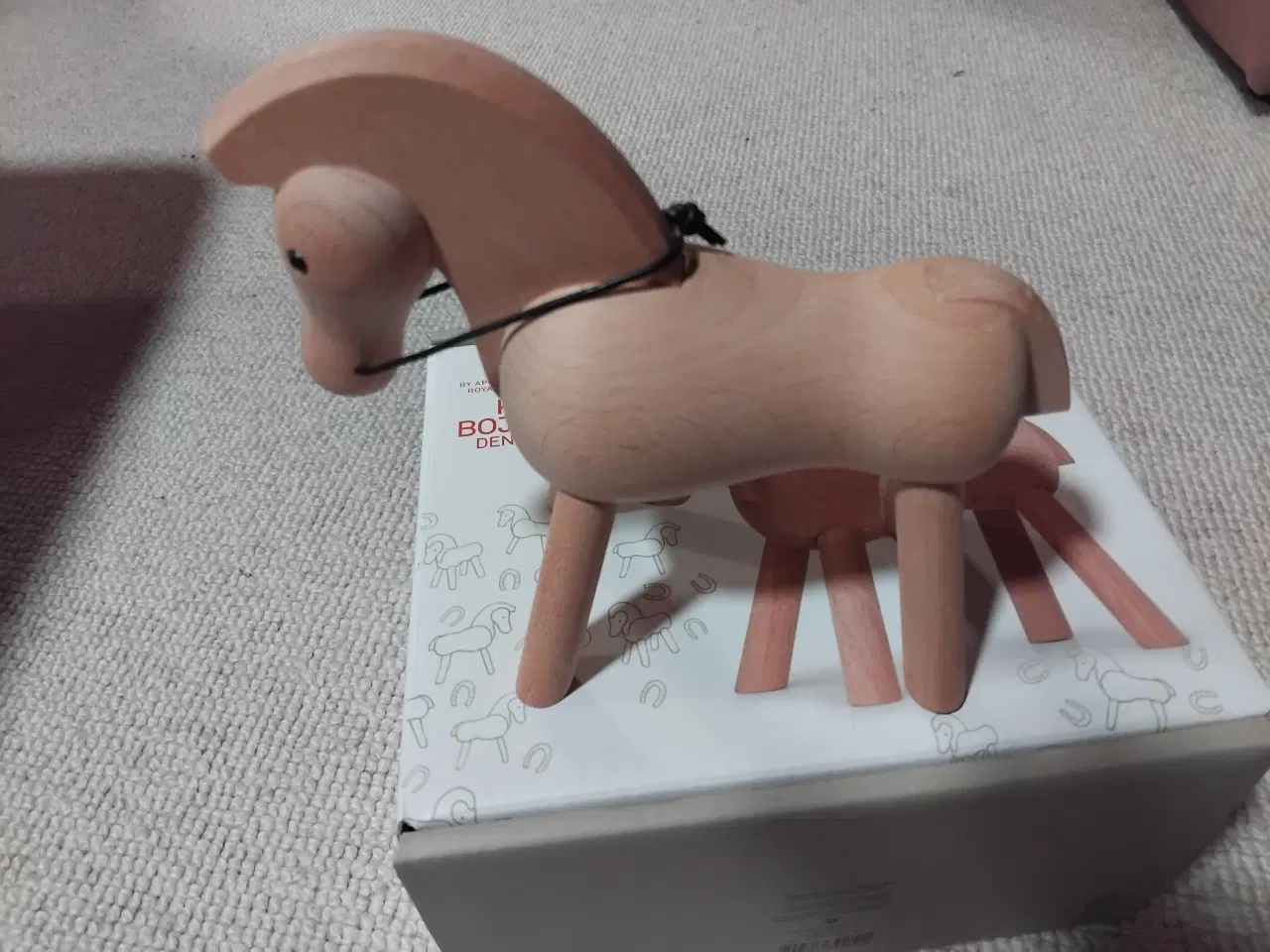 Billede 2 - Hest i lys bøgetræ. Kay Bojesen