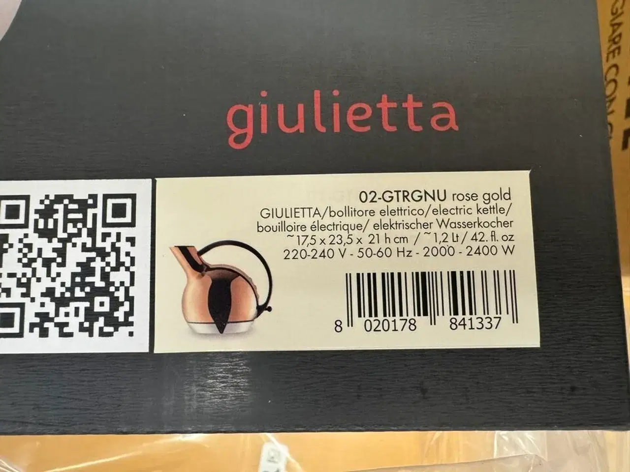 Billede 2 - EL-kedel BUGATTI kettle giulietta