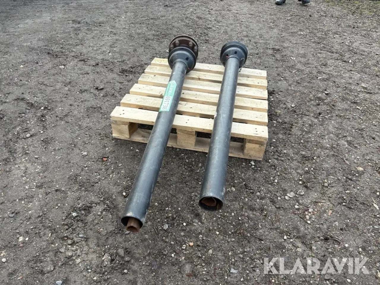 Billede 4 - Komplet PTO-aksel med springkobling 1 styk