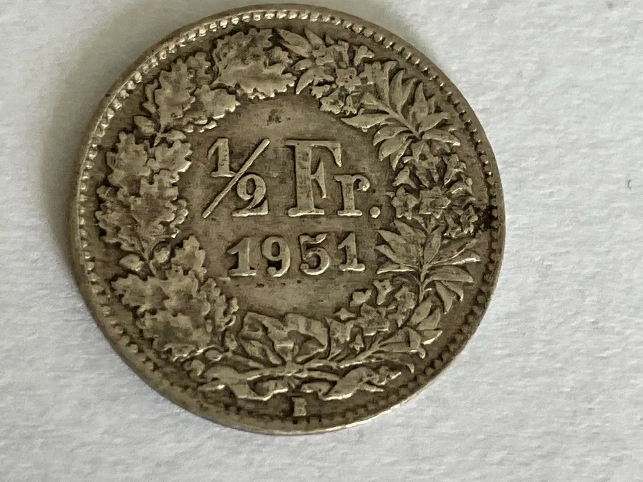 Billede 1 - 1/2 Franc Switzerland 1951