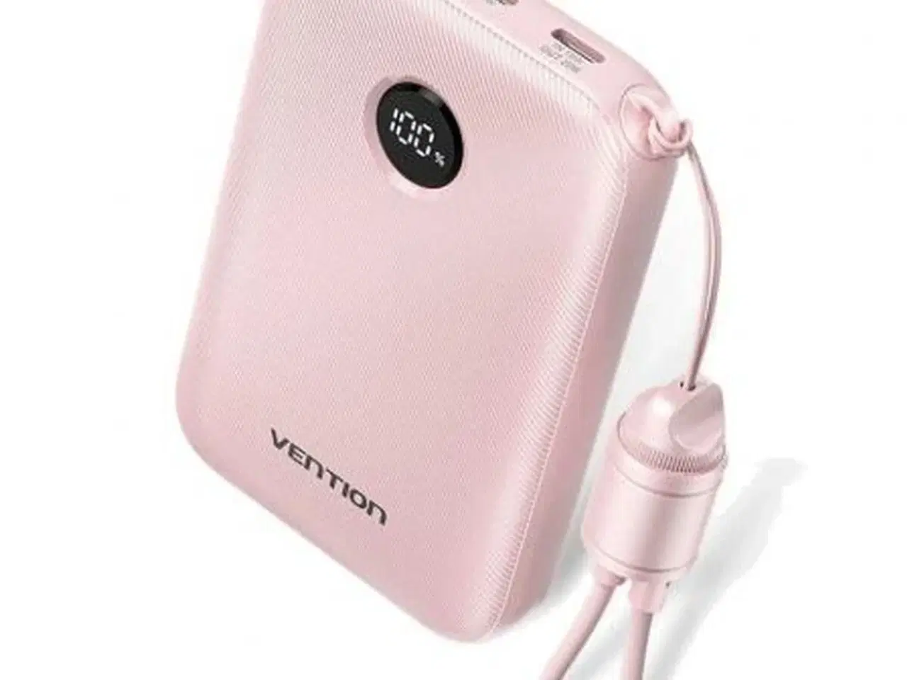 Billede 1 - Powerbank Vention 10.000 mAh - Pink (FKAP0-C)