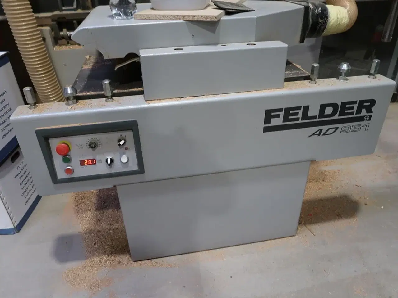 Billede 2 - Afretter -og tykkelseshøvl FELDER AD 951