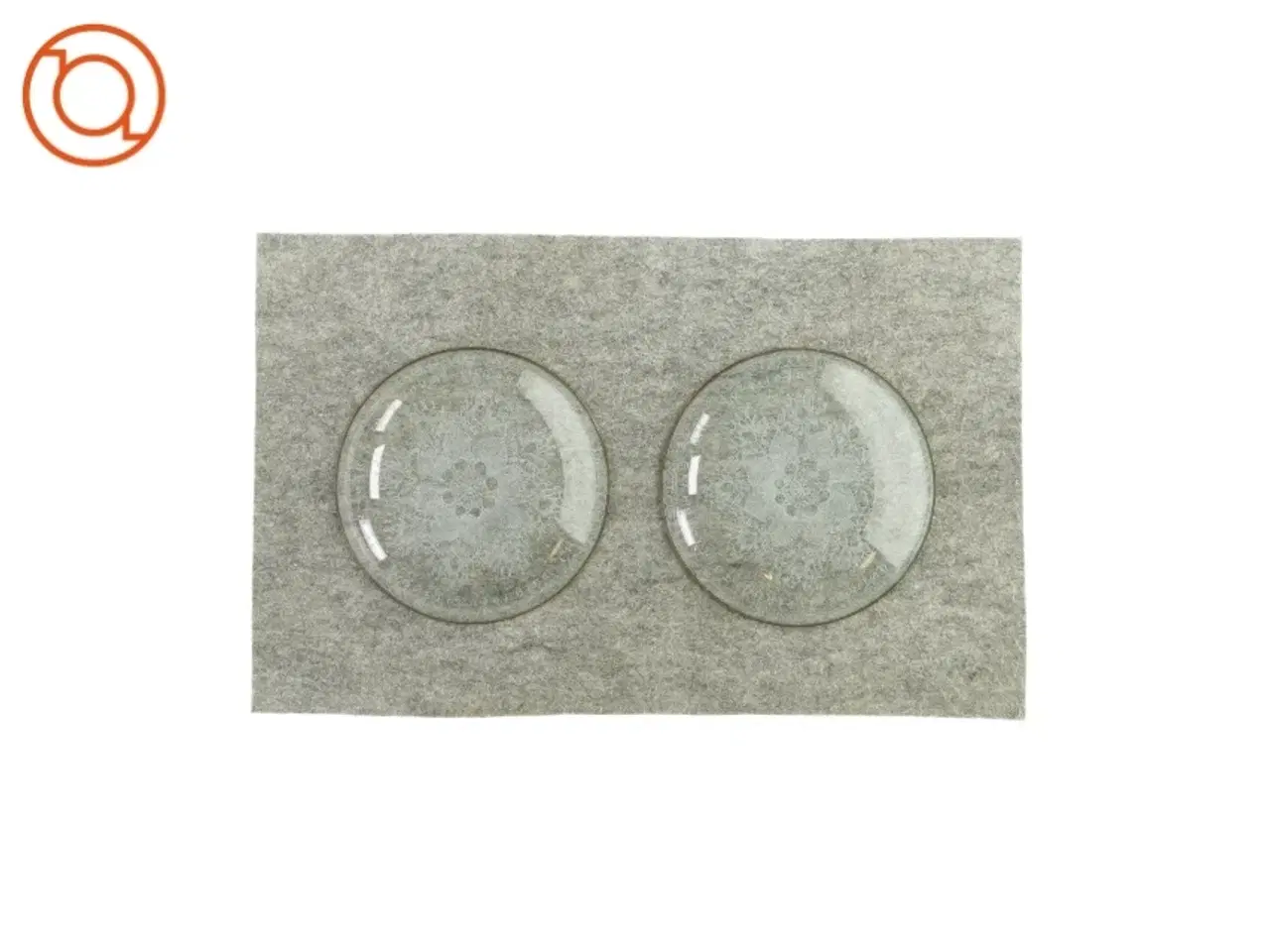 Billede 2 - 2 glas tallerkner med guldkant fra Ukendt (str. Ø:15)