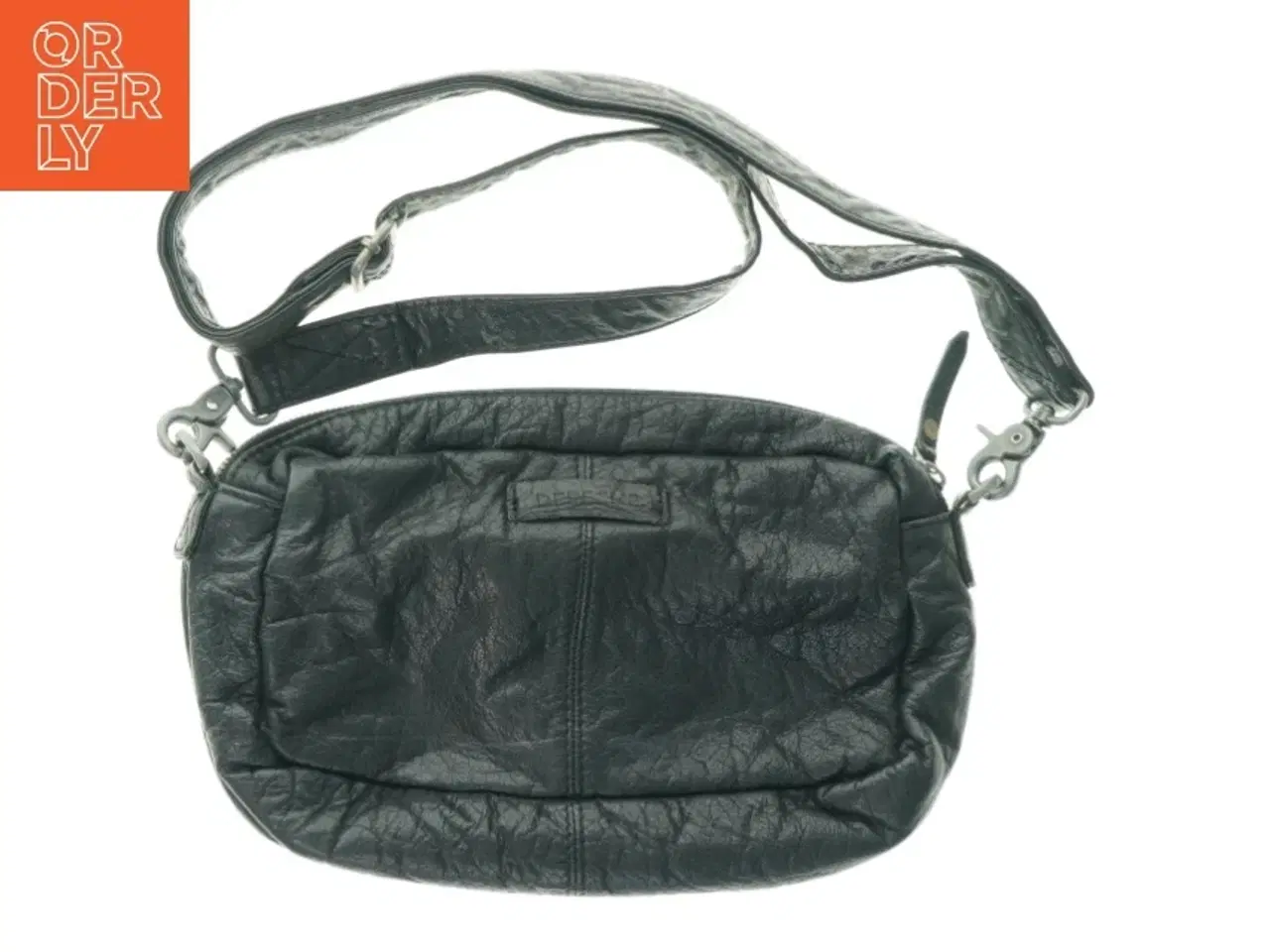 Billede 2 - Sort skuldertaske fra Depeche Eu (str. 30 x 20 cm)