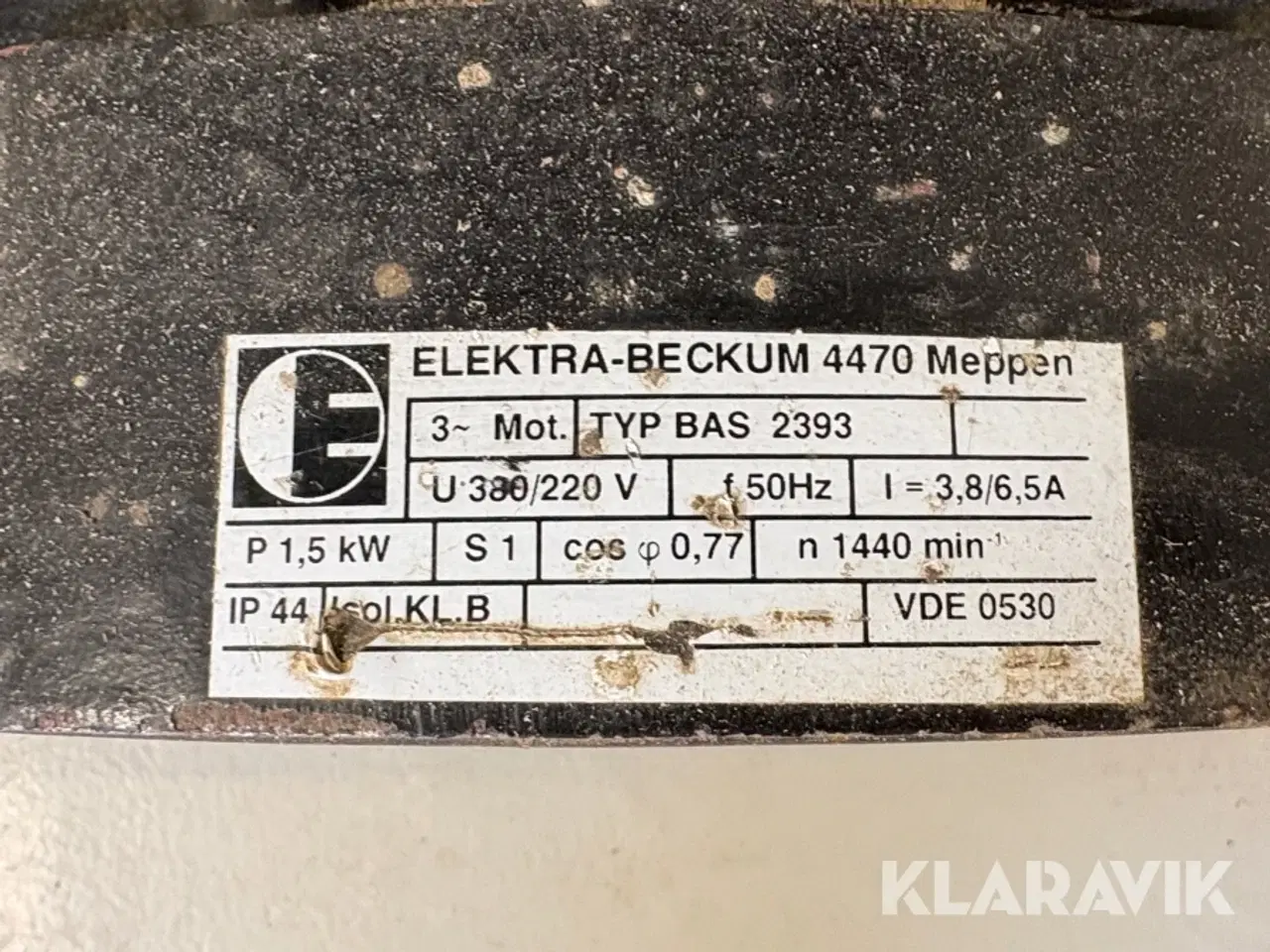 Billede 6 - Båndsav Elektra-Beckum BAS 450 DNB