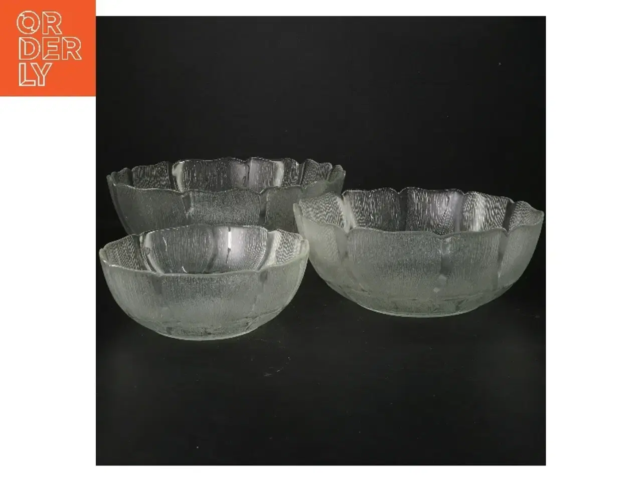 Billede 1 - Sæt af glasfade (str. Ø 17,5-27 cm)